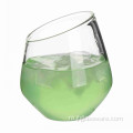 Pahare de vin din sticla Pyrex transparente